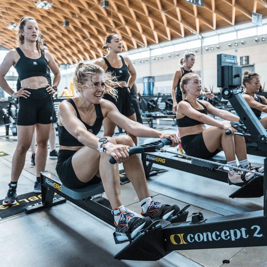 King Kong Club Team beim HYROX-Championship am Rudergerät