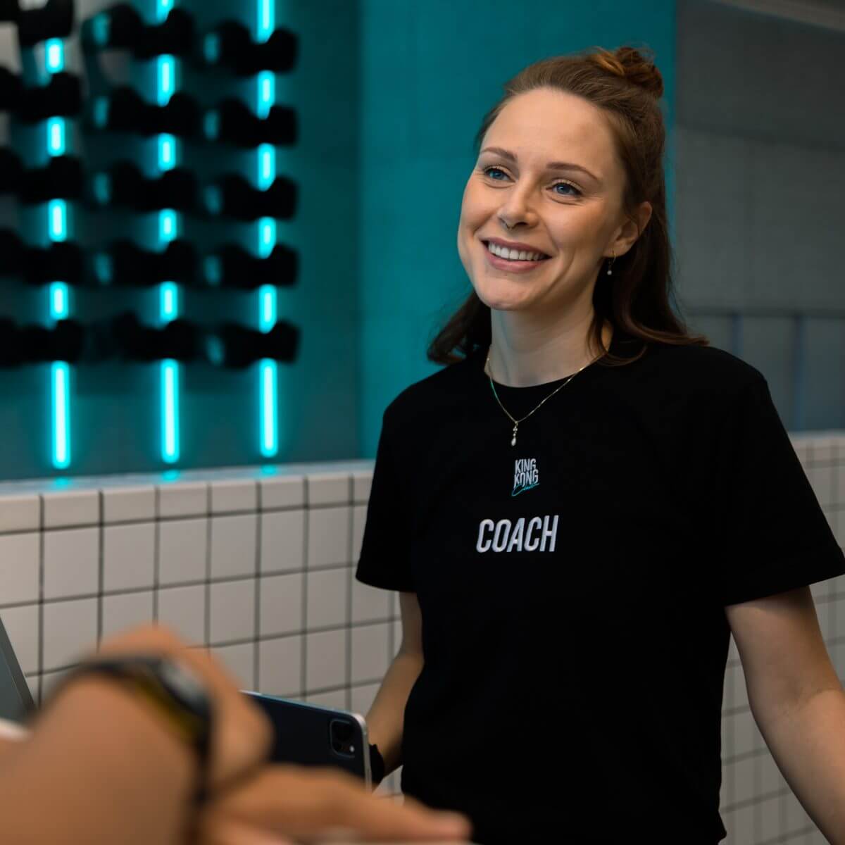 Erstes Treffen mit der Personal Group Trainerin im King Kong Club Salzburg.